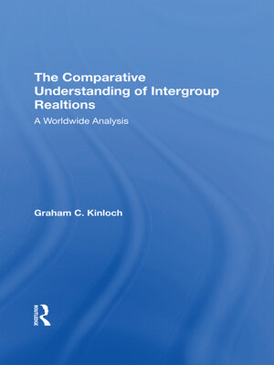 cover image of The Comparative Understanding of Intergroup Relations